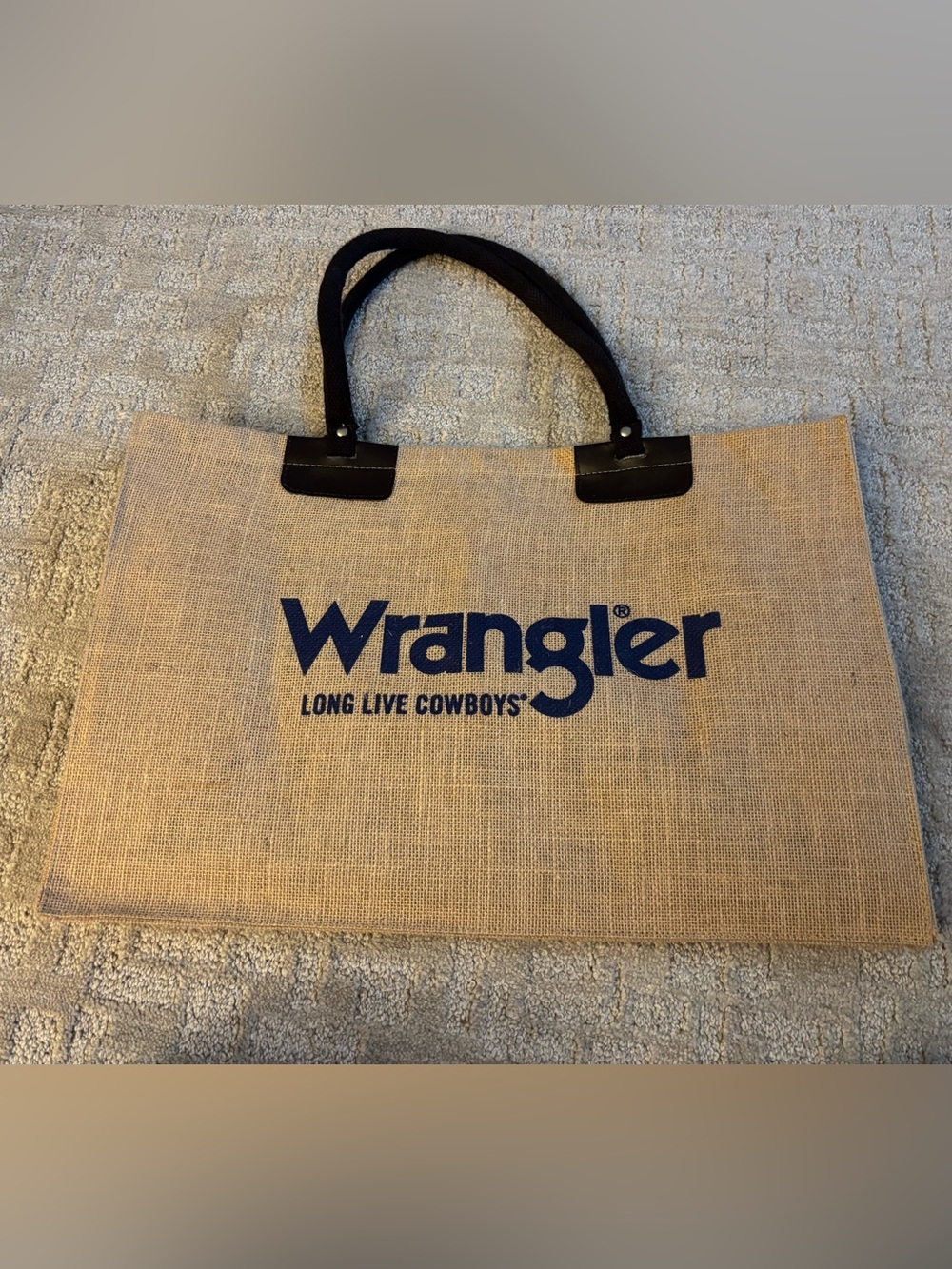 Wrangler Jute Tote Bag